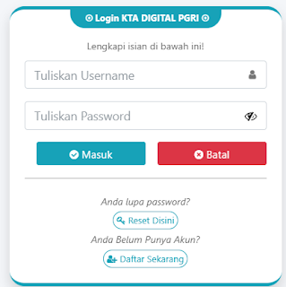 Register PGRI Gunungsitoli - Persatuan Guru Republik Indonesia Cabang Gunungsitoli